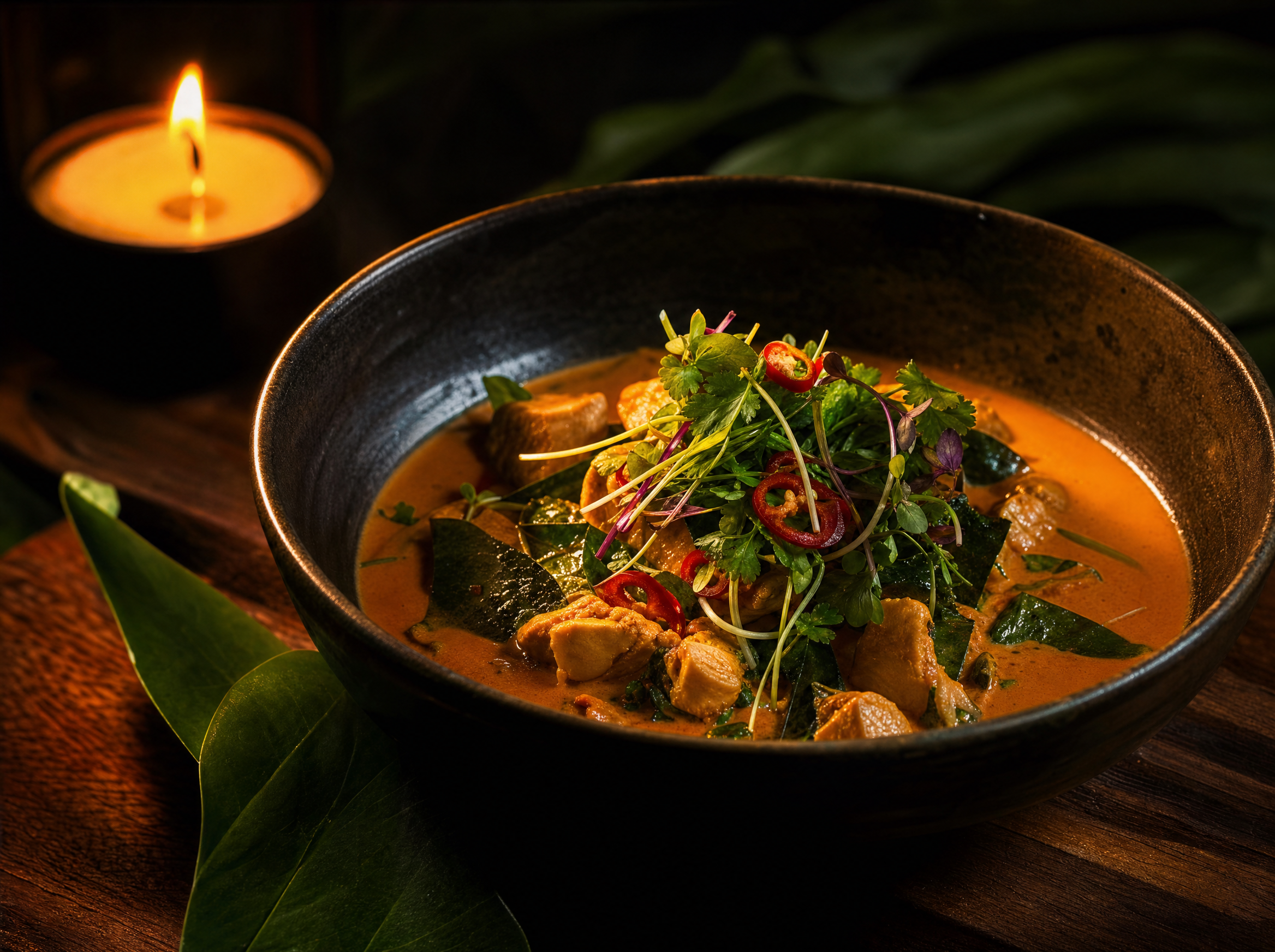Curry rouge gastronomique Franco-Thaï