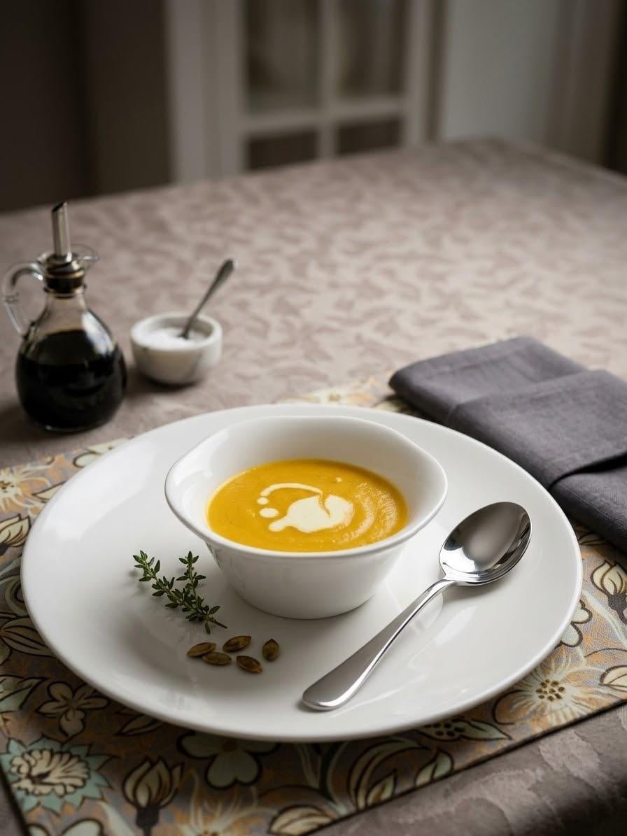 Velouté de potiron à la crème